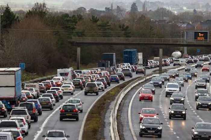 Live: M5 car and lorry crash closes lane and sparks long delays