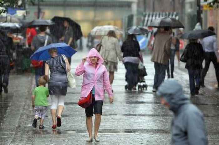 Met Office issues yellow weather warning for 'heavy rain and thunderstorms' for parts of Wales