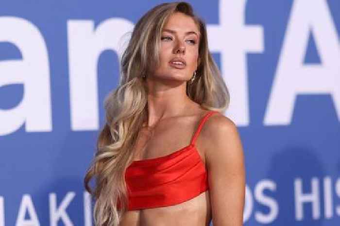 'World's hottest athlete' Alica Schmidt smoulders in dazzling red dress at Cannes