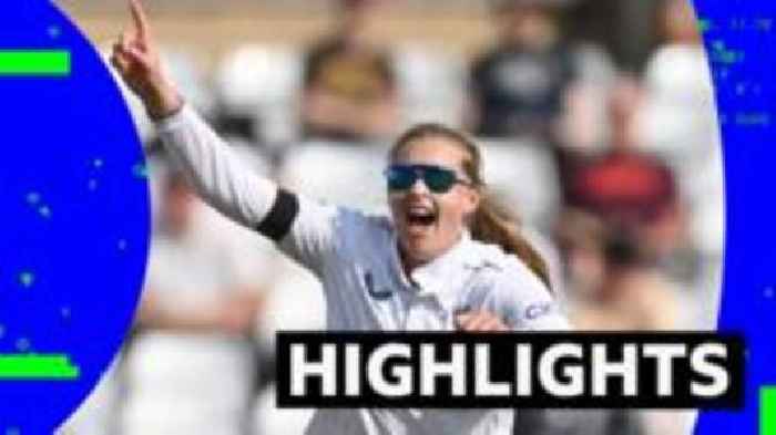 Ecclestone shines for England after Perry's 99