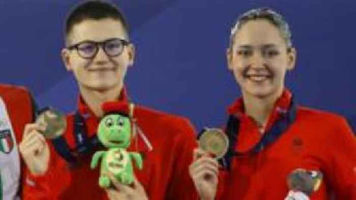 GB's first male artistic swimmer wins Games bronze