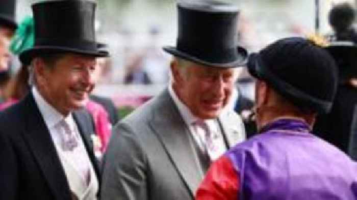 King Charles wins at Royal Ascot with Desert Hero