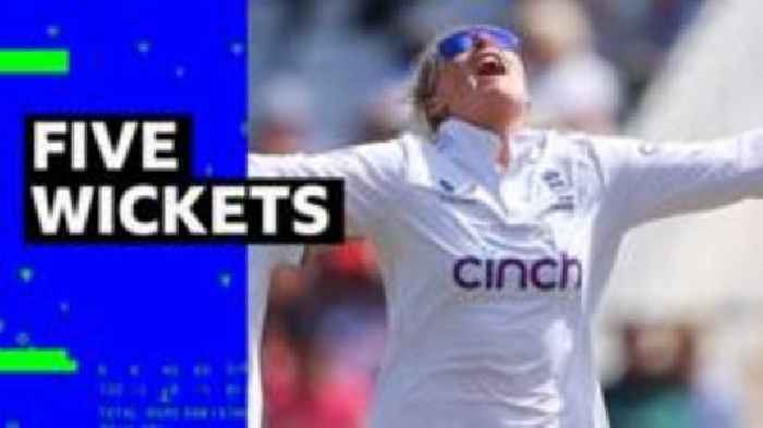 Ecclestone takes five wickets against Australia