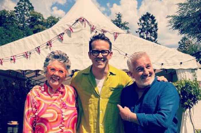 Ryan Reynolds teases fans as he ‘visits The Great British Bake Off tent’