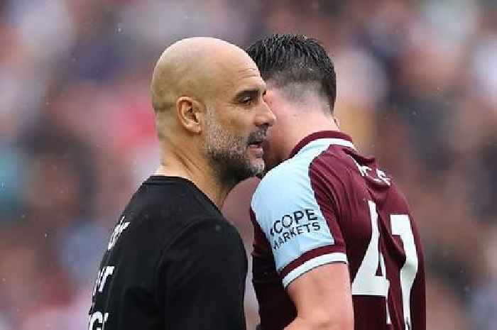 Pep Guardiola's Declan Rice prediction explains why Man City will rival Arsenal for £100m deal