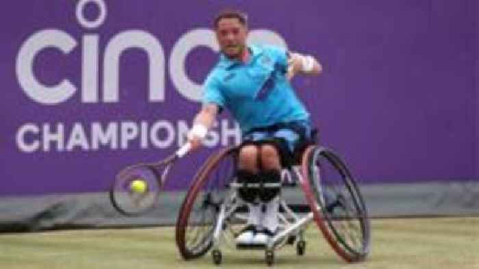 Watch: GB's Hewett in Queen's wheelchair final before men's singles final