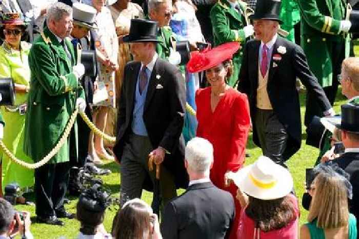 Kate and William share 'cheeky' moment at Royal Ascot alongside King and Queen
