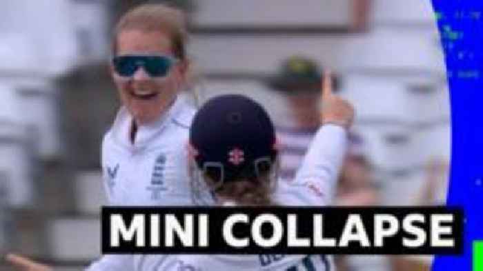 'Game on!' - England take four wickets in under 30 minutes