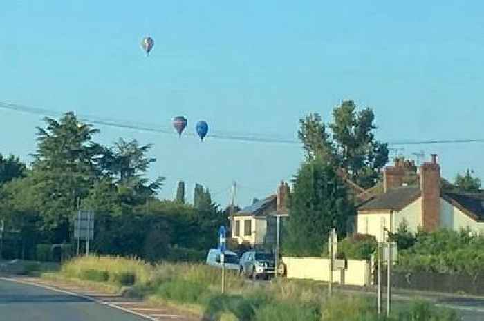 Man dies in horror hot air balloon crash after it caught fire