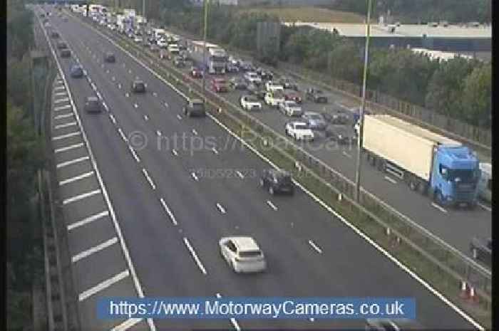 Live M1 updates as 60 minutes of traffic builds after multi-vehicle crash