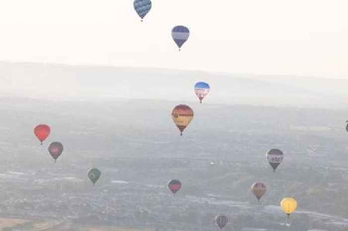 Man dies in Worcestershire as hot air balloon 'bursts into flames' and plummets to ground