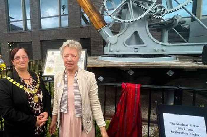 Historic crane restored and installed in Bath Quays