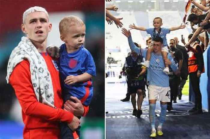 Phil Foden's four-year-old son racks up one million followers in 24 hours on Instagram