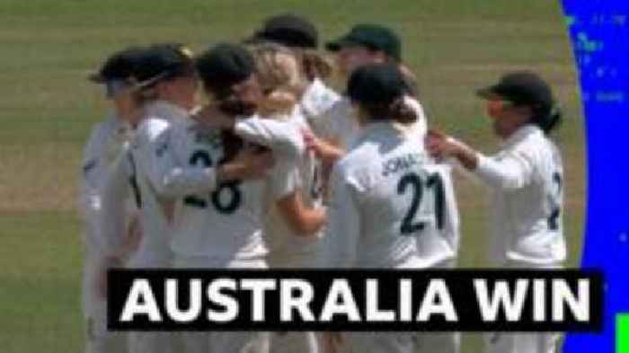 Australia beat England in Women's Ashes Test