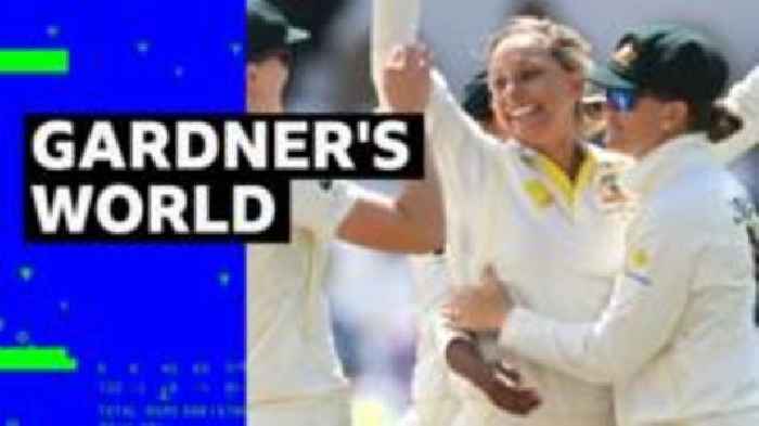 Watch: Gardner's eight-wicket haul dismantles England