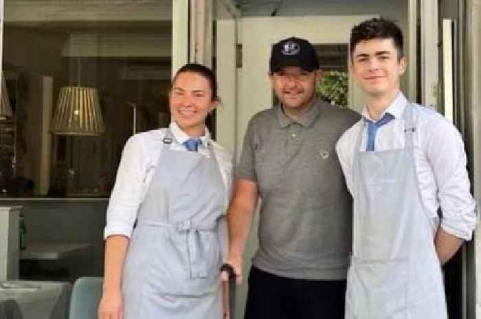 Scots comedian Kevin Bridges delights staff at Glasgow restaurant as he stops by for bite to eat