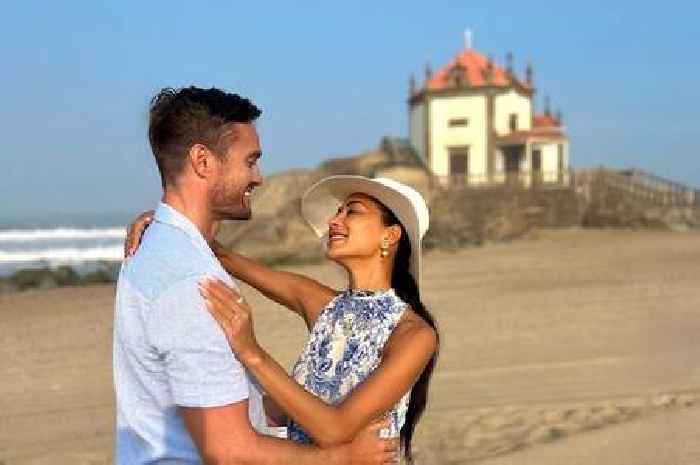 Nicole Scherzinger engaged to Scots rugby star Thom Evans after romantic beach proposal