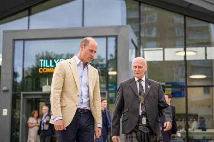 Prince of Wales arrives in Aberdeen as part of UK tour for homelessness project