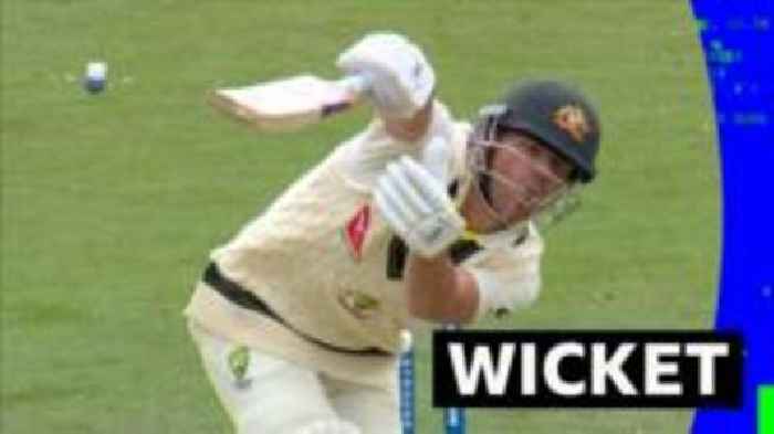 Tongue removes Warner for his second wicket
