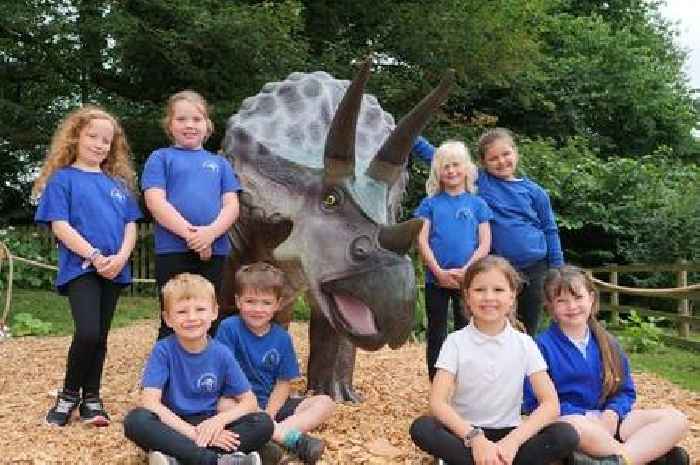 Dinosaur garden with life-size models coming to Derbyshire school