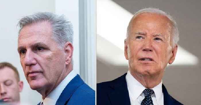 President Joe Biden Incoherently Reads From Note Cards at White House Meetings, Claims 'Depressed' Kevin McCarthy