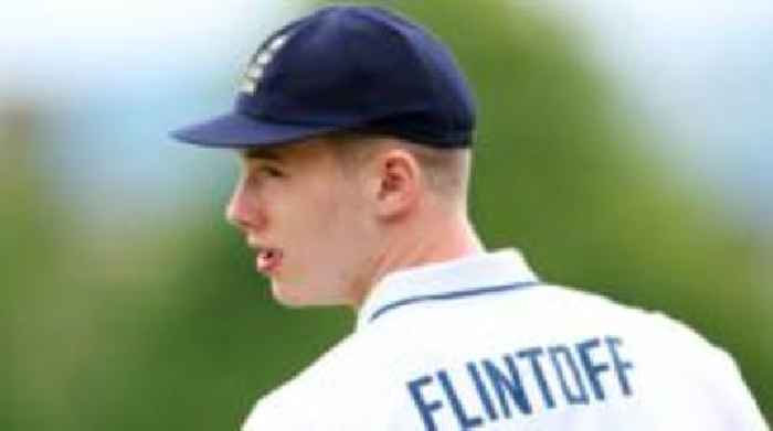 Flintoff's son Rocky hits century for England Under-19s