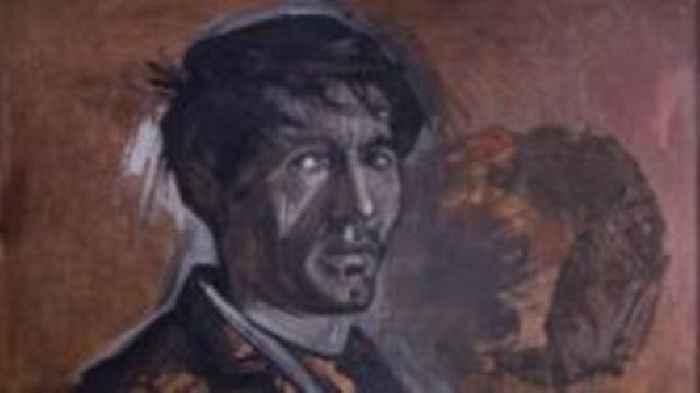 Norman Cornish portrait found in back of painting