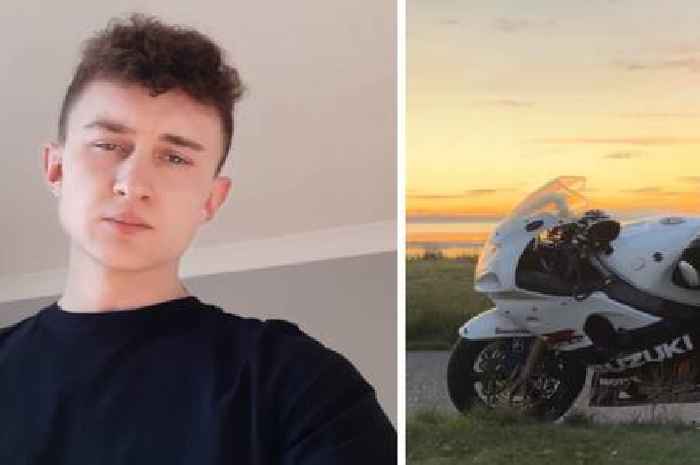 First picture of motorcyclist who died in crash as girlfriend leads tributes