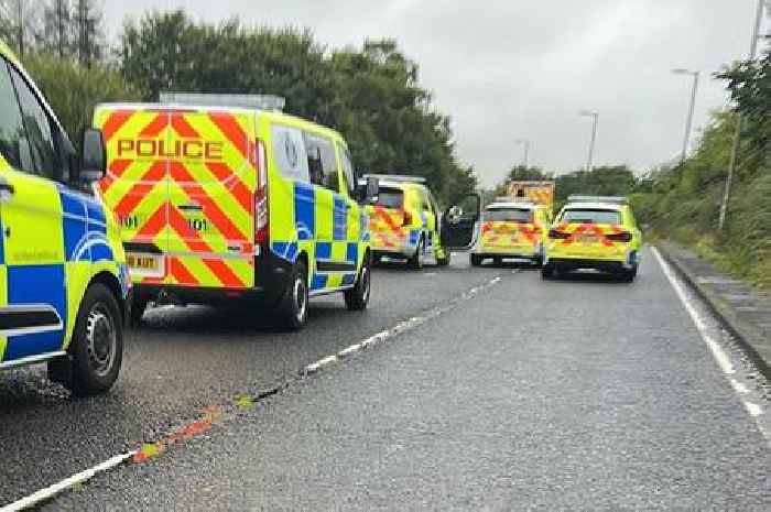 Woman killed and man in 'serious' condition after horror three-car crash on Scots road