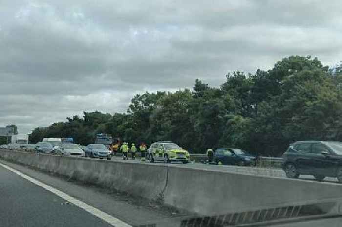 Live: M5 serious crash closes motorway