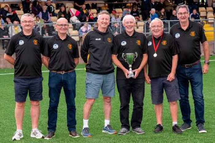 Annan Athletic's over-65 walking footballers win Glasgow Walking Football Challenge Cup