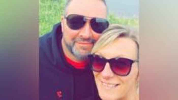 Couple on bike in crash that killed six people named