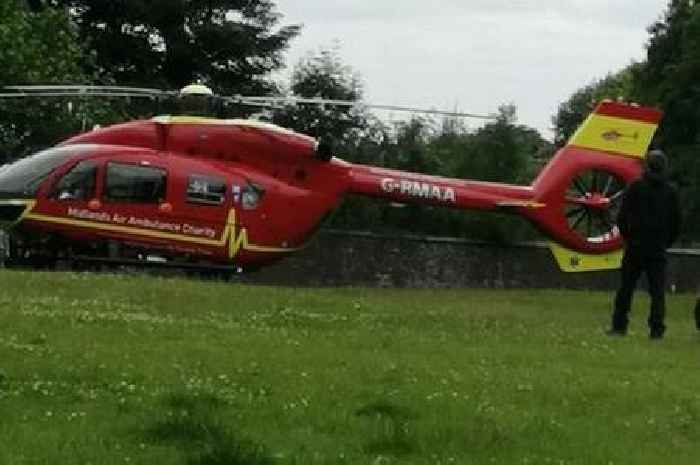 Live updates as air ambulance lands at North Staffordshire beauty spot