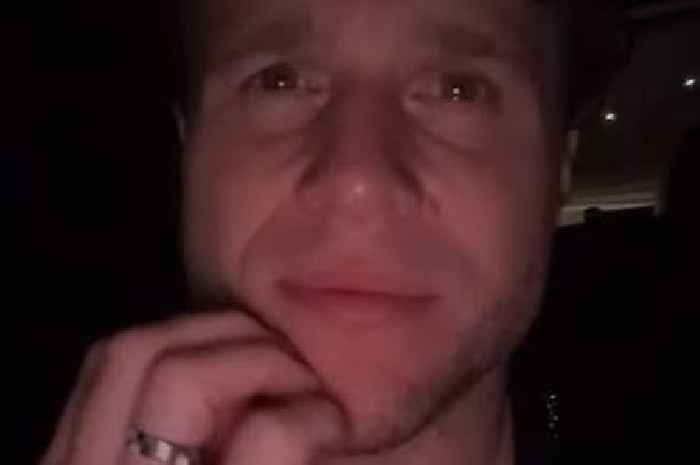 Olly Murs visibly fights back tears as he pays emotional tribute to X Factor co-star Caroline Flack