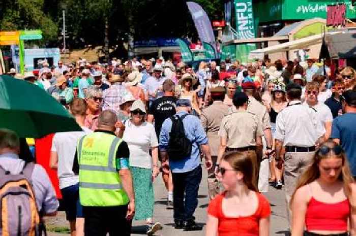 Police issue Royal Welsh Show warning after man falls into river