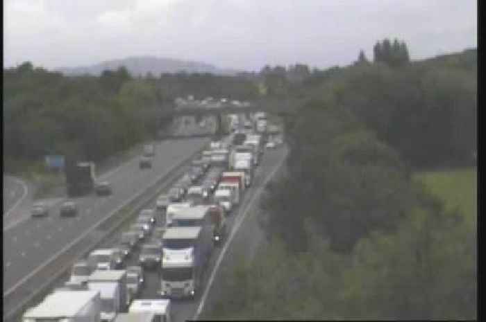 M5 traffic live: Vehicle fire brings motorway to standstill as delays build in Gloucestershire