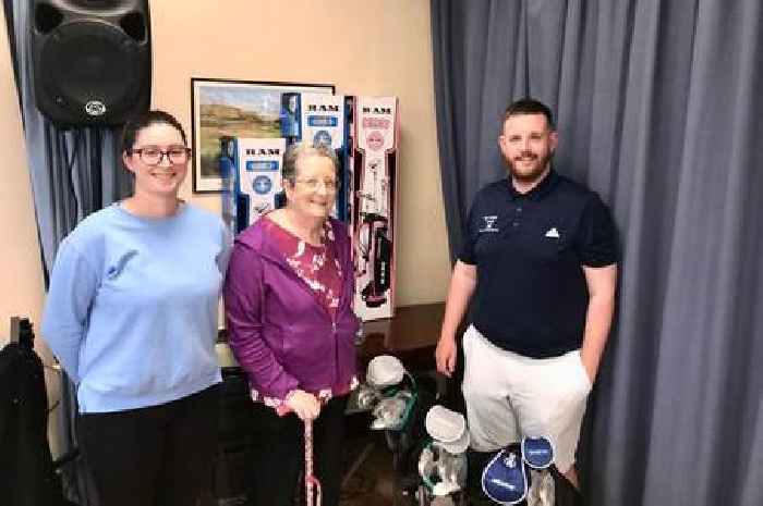 Castle Douglas Golf Club memorial tournament sees clubs and lessons presented to juniors