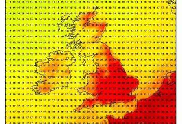 Exact date 33C is set to hit UK amid European heatwave