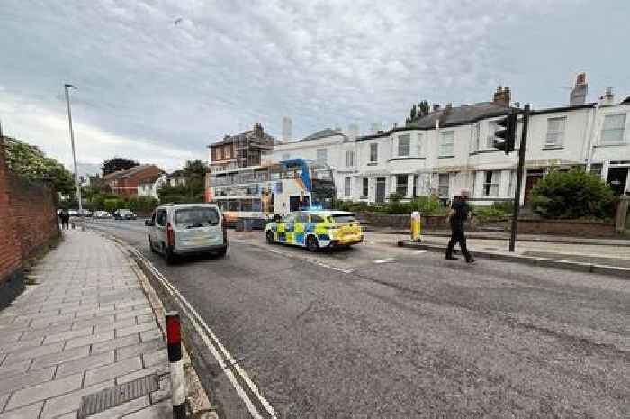 Live: Exeter road blocked by 'police incident' with long delays