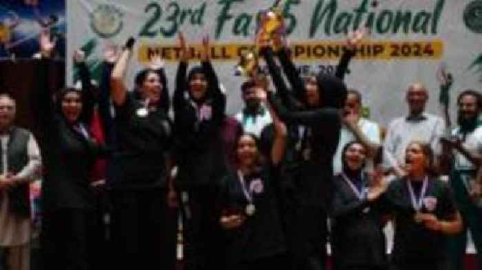 Netball team wins championship overseas