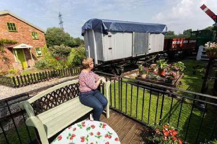 East Yorkshire widow continues husband's legacy with train line in her garden
