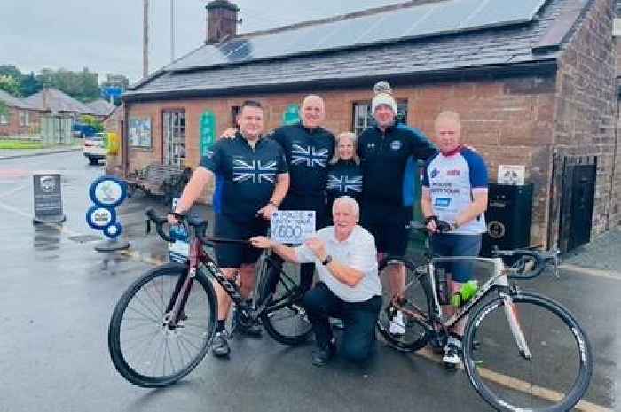 Retired and serving Dumfries and Galloway officers take part in Police Unity Tour