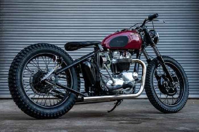 Custom-Built Triumph TR6R Bobber Is a Nod to the Old Days, Bears Hardtail Skeleton