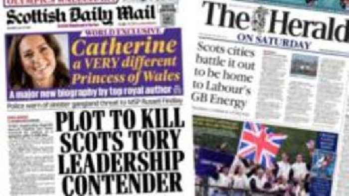 Scotland's papers: Findlay threat and 'battle' for GB energy