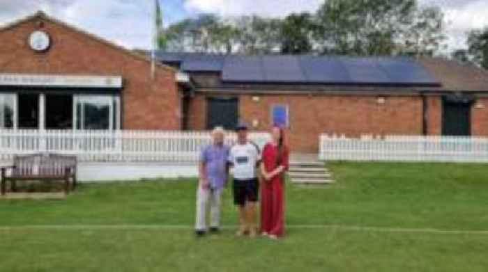 Cricket club installs solar panels to lower bills