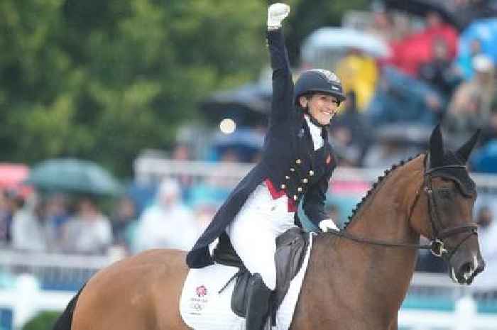 Laura Collett breaks Olympic record on first day of eventing against Versailles backdrop