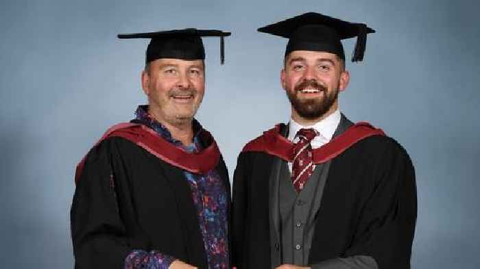 Student, 62, allowed to graduate 41 years late – on same day as son