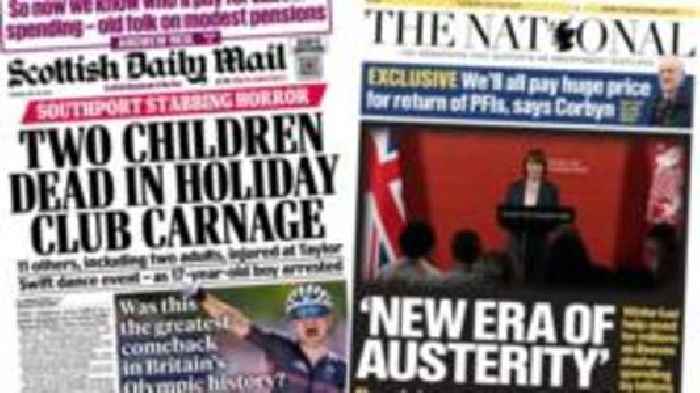 Scotland's papers: Dance club attack and 'new era of austerity'