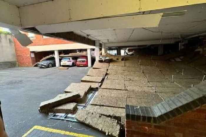 Residents describe scenes as ceiling caves in at Bristol block of flats