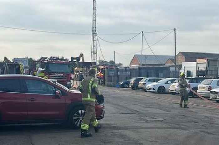 Crews ready for 'flare up' after recycling site fire near Colwick Loop Road